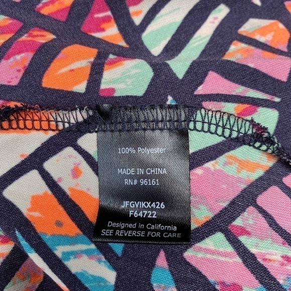 BEBOP midi racerback dress size medium in fun bright colors. Back zipper. EUC!! - Picture 8 of 16